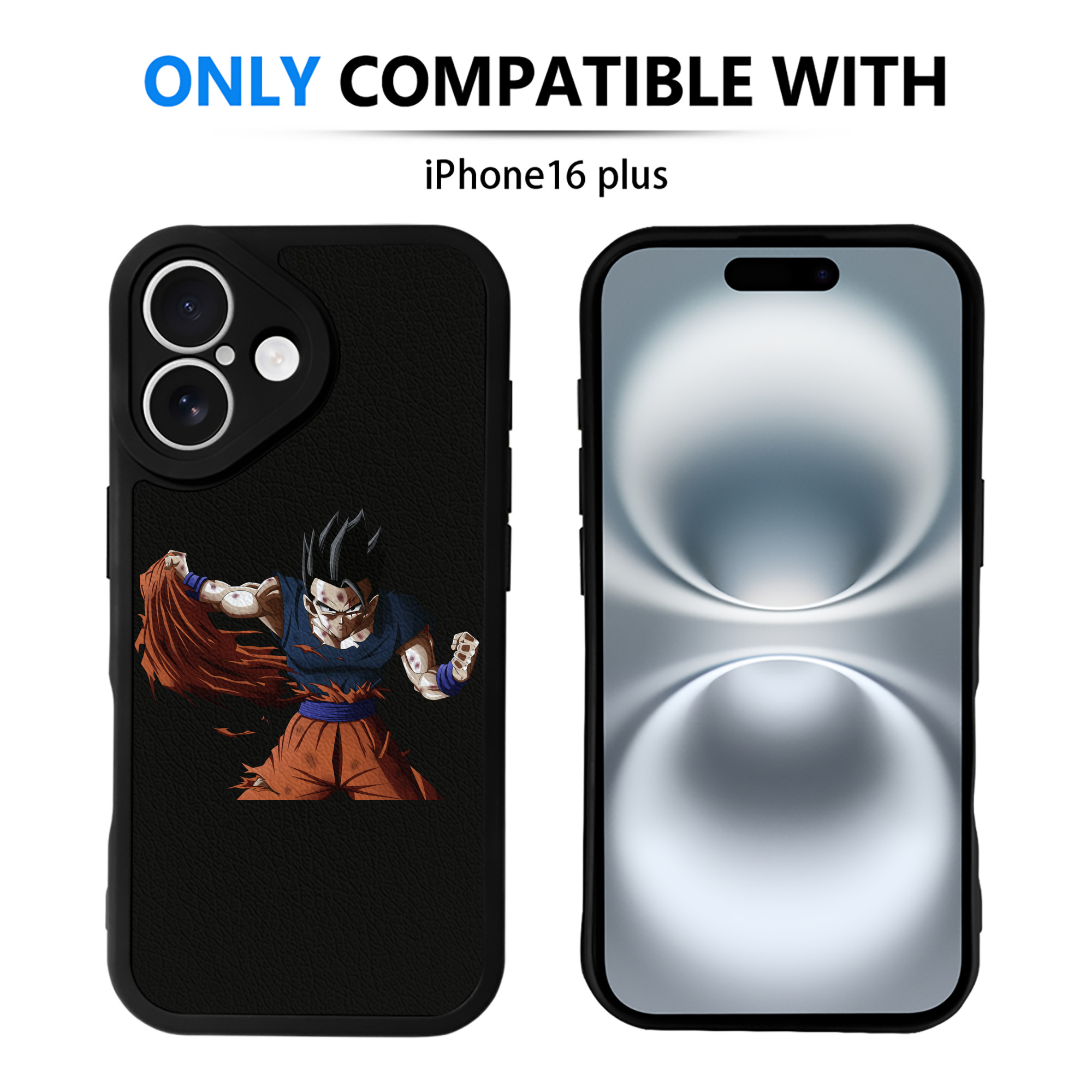（画像用） ドラゴンボール ベジータ四世（Bejīta Yonsei）DRAGON BALL Vegeta IV 【iPhone 16シリーズ対応】シリコンスマホケース（レザー調） 材質：シリコン